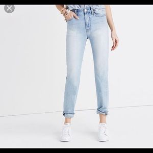 Madewell Perfect Summer Jean Fitzgerald Wash 27”